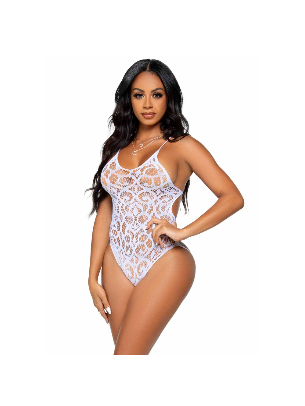Body 81643 Volutes Dentelle Blanc