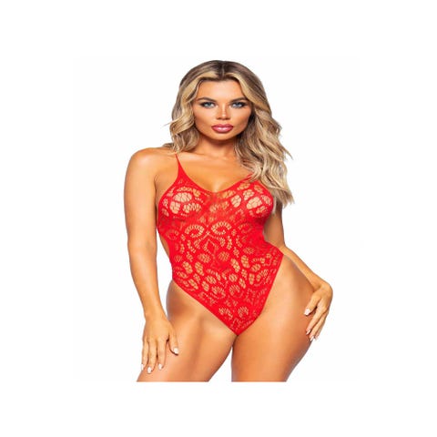 Body 81643 Volutes Dentelle Rouge