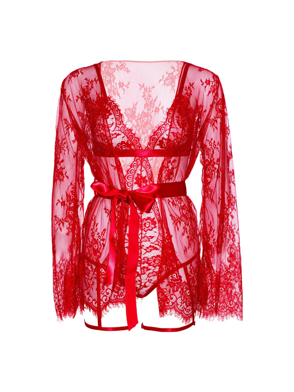 Body & Déshabillé 86123 Dentelle Cils Rouges