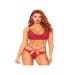 Ensemble 2 Pièces 81578 Dentelle Rouge