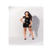 Robe Manches Courtes Datex Noire