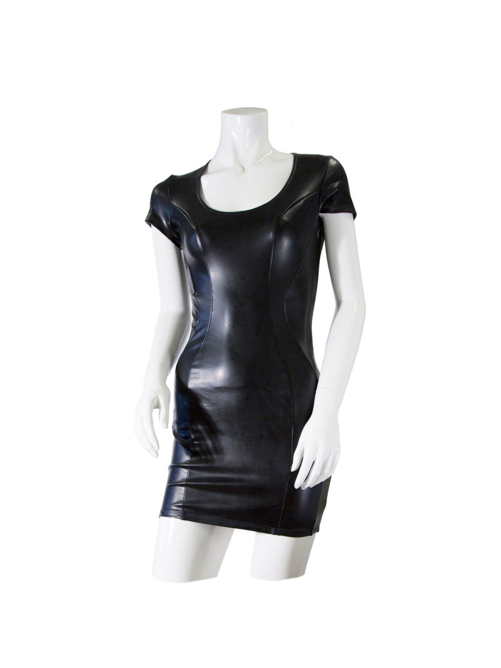 Robe Manches Courtes Datex Noire