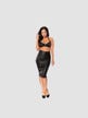 Soutien-Gorge Sangles Cuir Noir