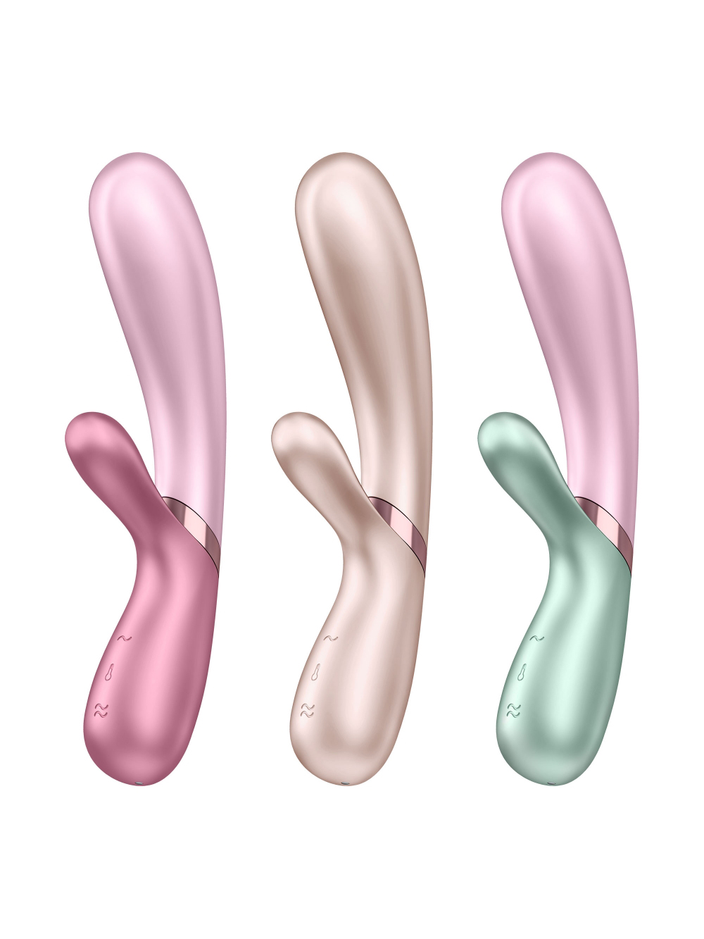 Vibromasseur Rabbit Chauffant Connecté Satisfyer Hot Lover