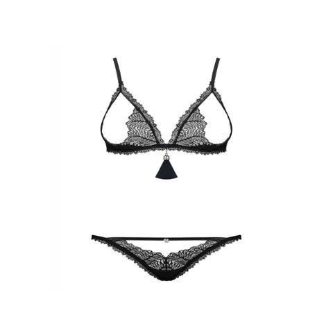 Ensemble 2 Pièces Ouvert Romanesa Noir