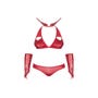 Costume 4 Pièces Vampiness Rouge