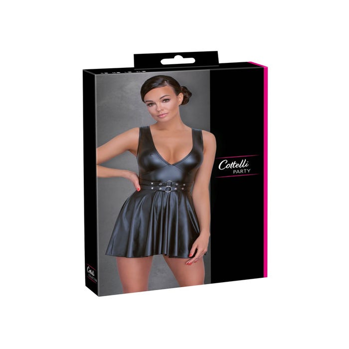 Robe Patineuse Sangles Noire