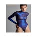 Body String Manches Longues Blue Angel Tulle Bleu