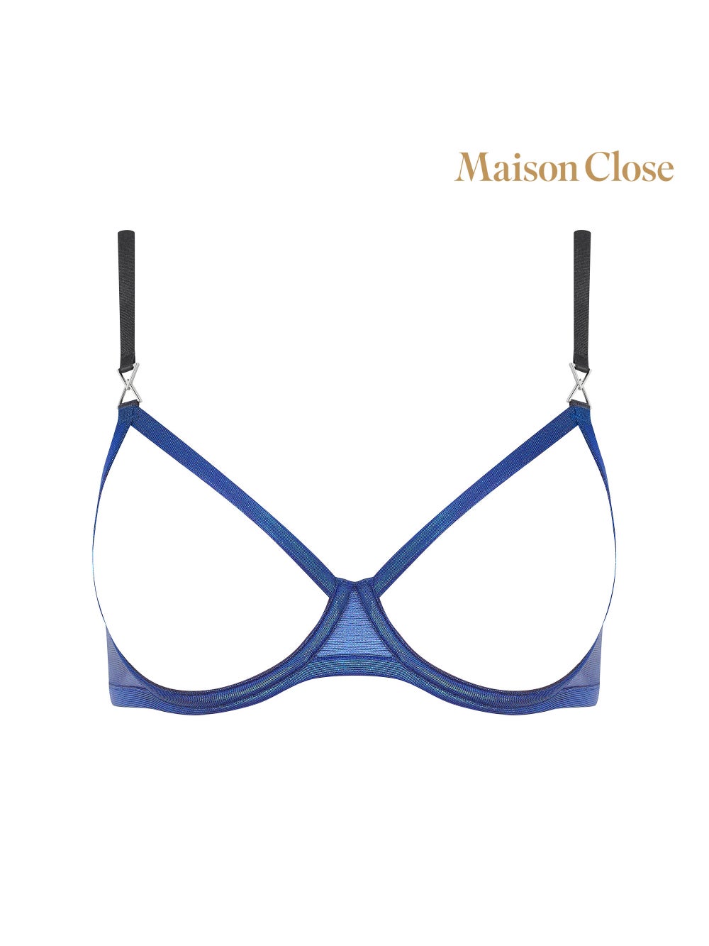 Soutien-Gorge Seins Nus Blue Angel Tulle Bleu