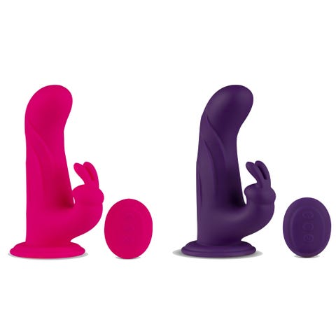 Vibromasseur Rabbit Rotatif Ventouse Whirl-Pulse