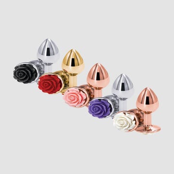 Plug Anal Bijou Rear Assets Rose Small