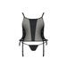 Guêpière Malwia Leather Collection Noire