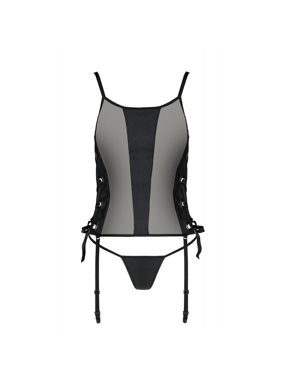Guêpière Malwia Leather Collection Noire