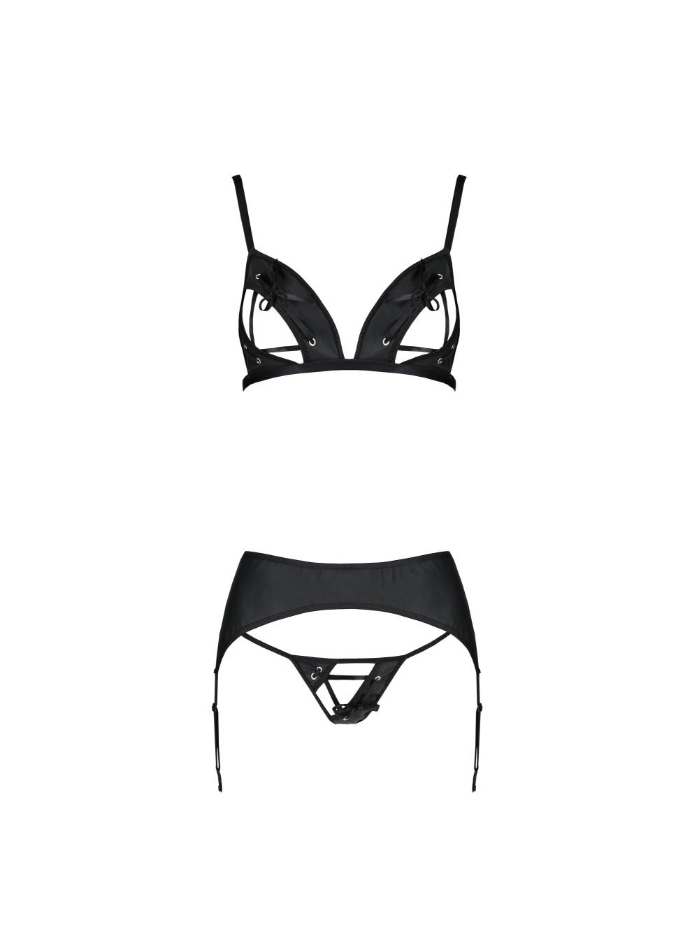 Ensemble 3 Pièces Miley Leather Collection Noir main product photo