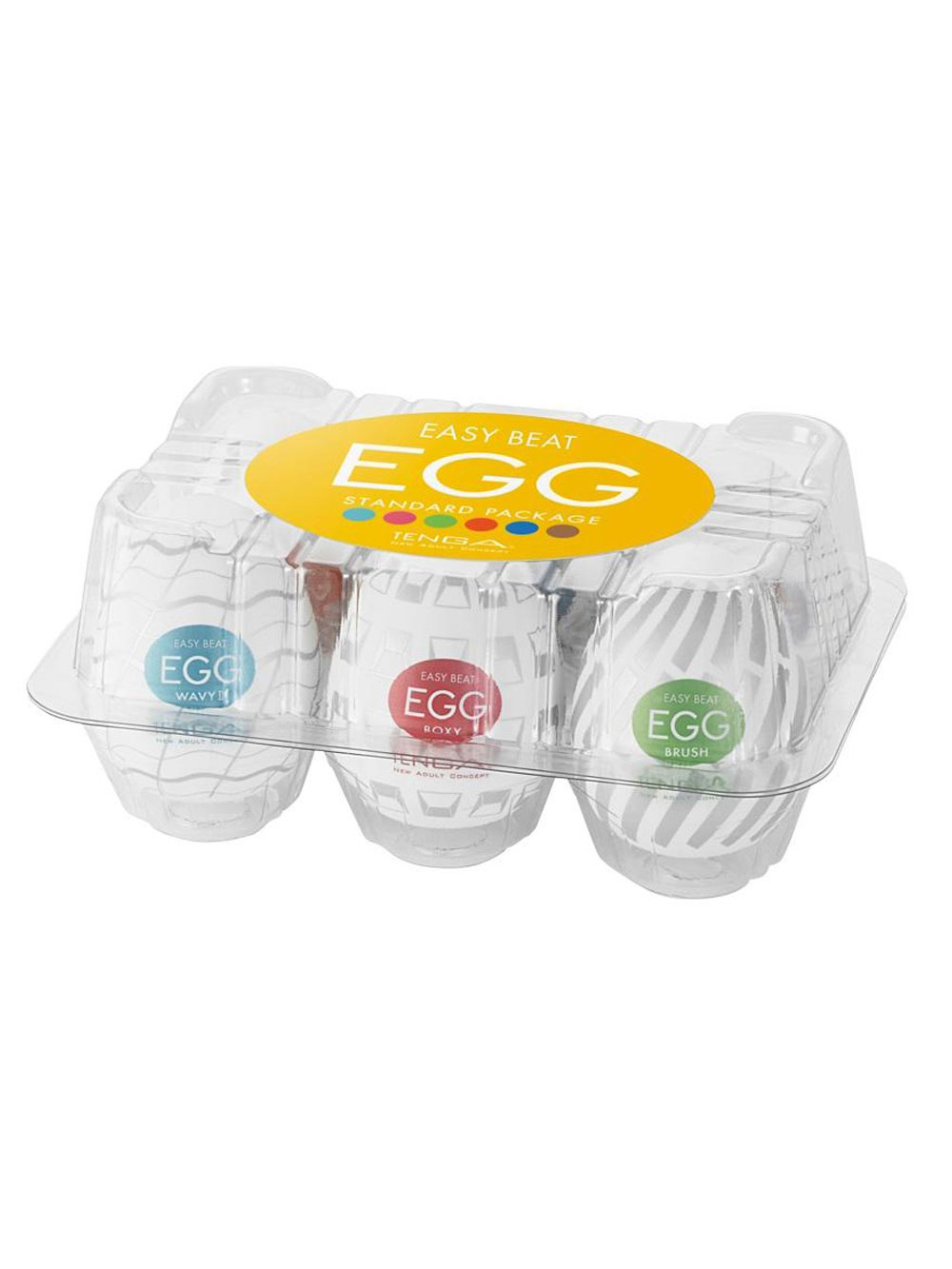 Masturbateurs Egg Standard Pack de 6