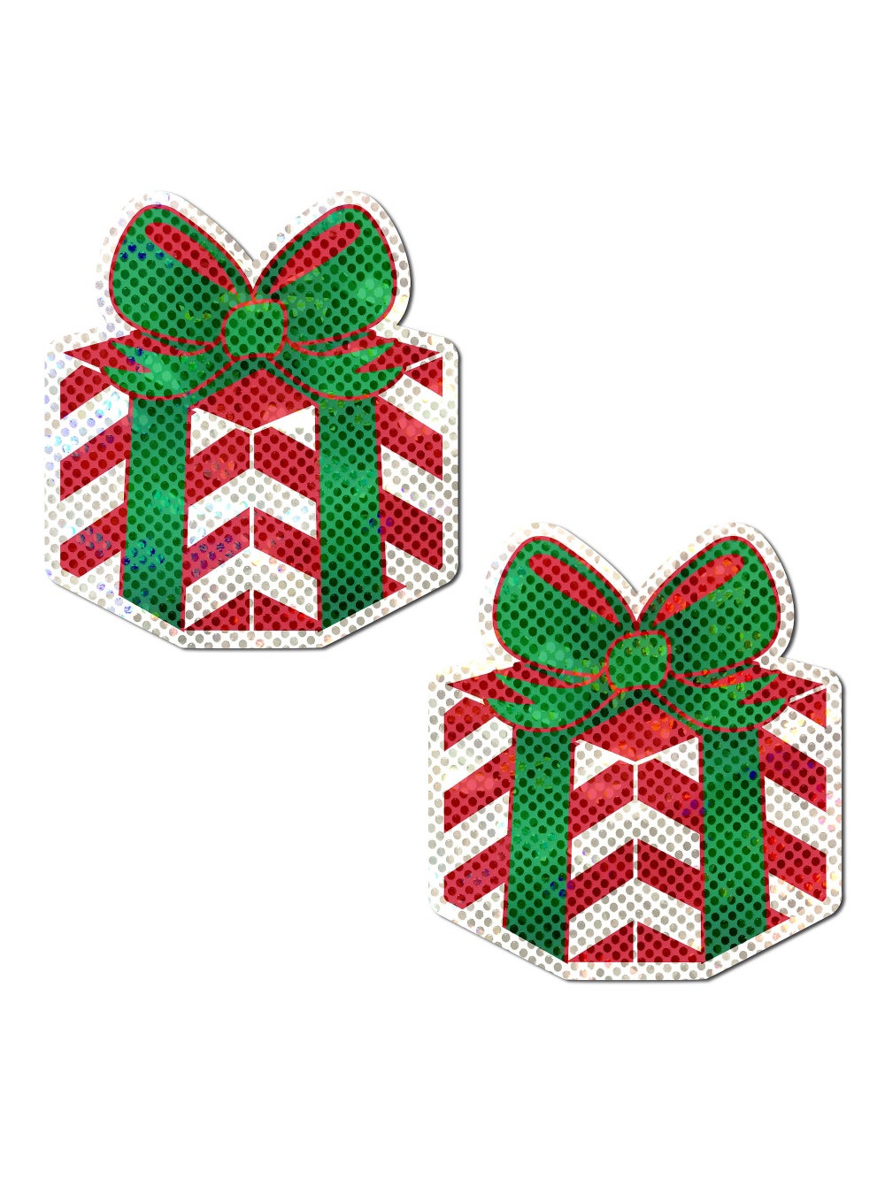 Cache-Tétons Cadeau de Noël Glitter