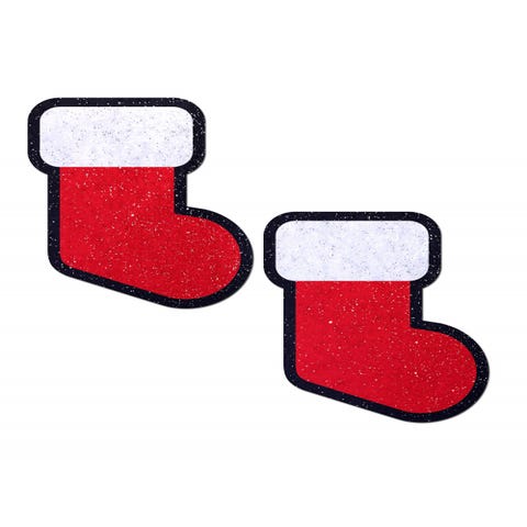 Cache-Tétons Chaussettes de Noël