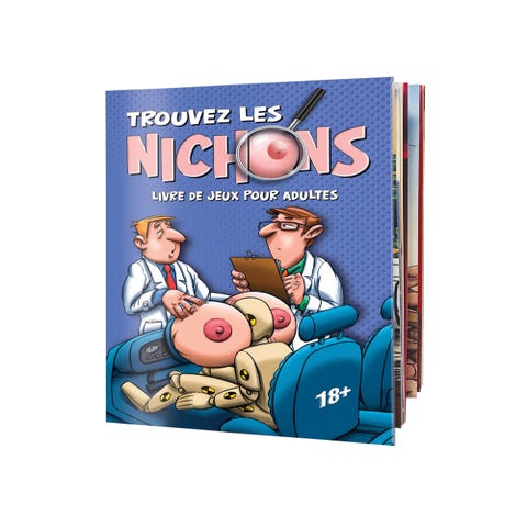 Livre de Jeux pour Adultes - Trouvez les Nichons