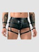 Boxer Transparent Harnais & Menottes Noir