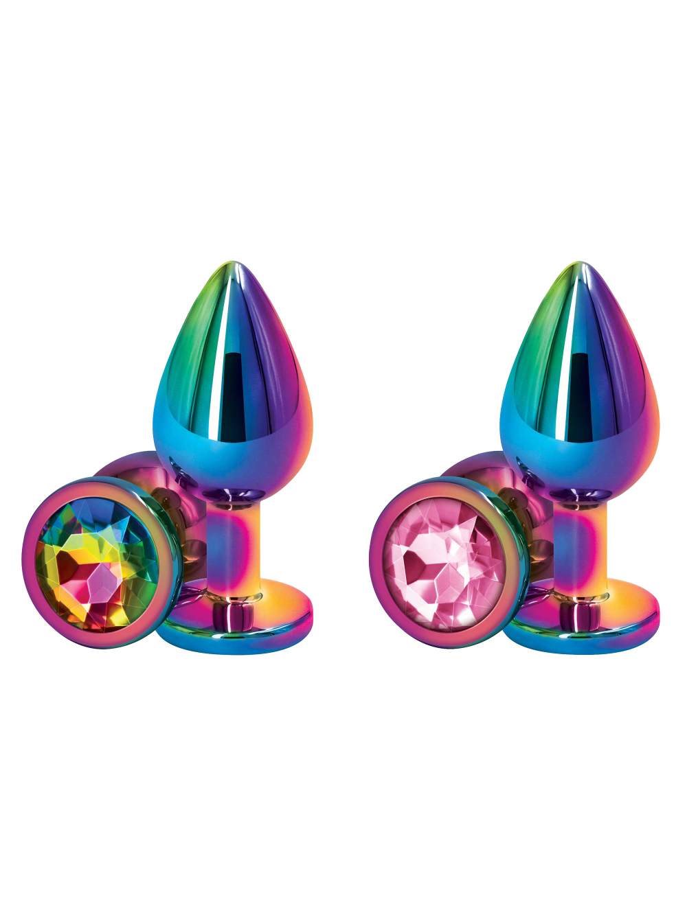 Plug Anal Bijou Rear Assets Multicolor Medium