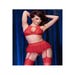Ensemble 4 Pièces CR4466 Rouge