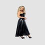 Robe Longue 87075 Vinyle Noire