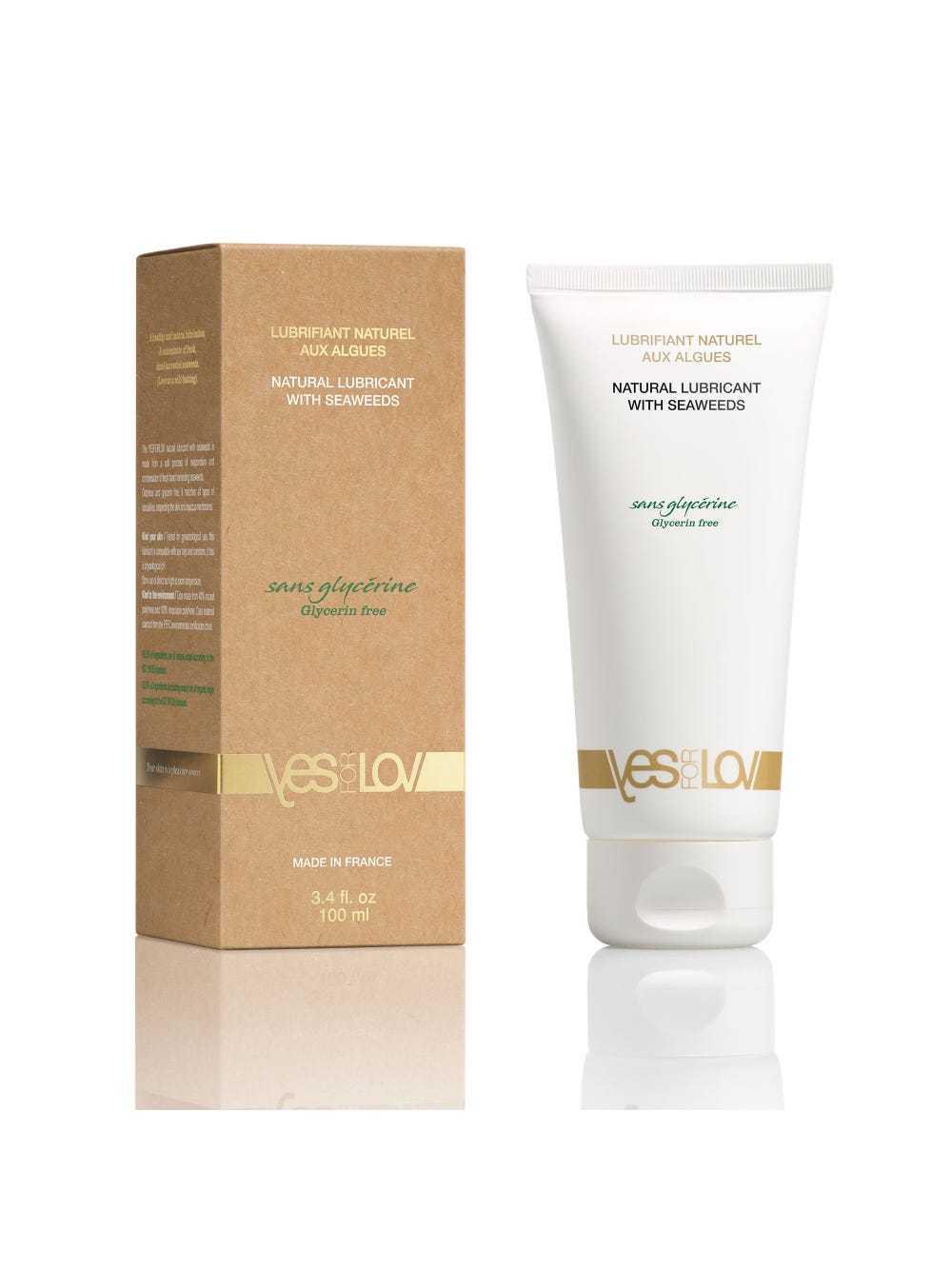 Lubrifiant Naturel aux Algues Bio 100 ml main product photo