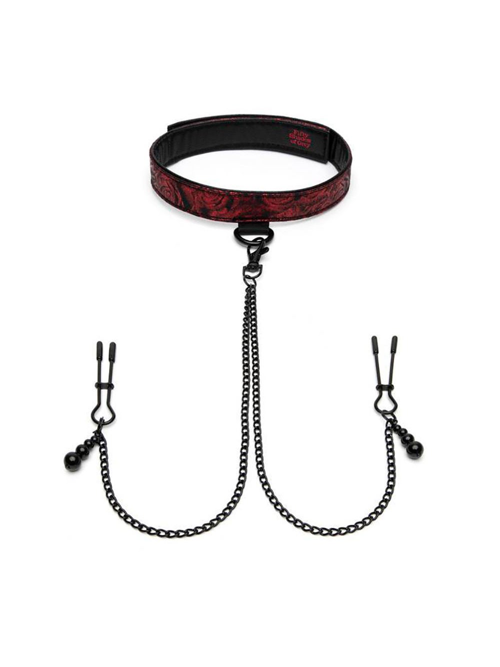 Collier avec pinces à tétons Sweet Anticipation 2