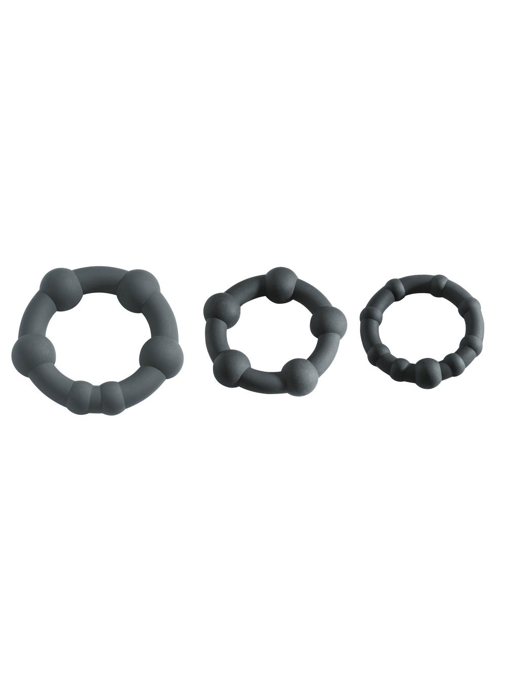 Kit de 3 Cockrings Black Pearl main product photo