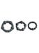 Kit de 3 Cockrings Black Pearl
