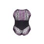 Body Dentelle Florale Noir & Violet