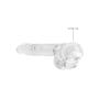 Gode avec Testicules Crystal Clear 15,2 cm