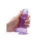 Gode avec Testicules Crystal Clear 15,2 cm