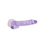 Gode avec Testicules Crystal Clear 17,8 cm