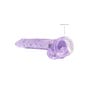 Gode avec Testicules Crystal Clear 17,8 cm