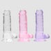 Gode avec Testicules Crystal Clear 20,3 cm