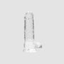 Gode avec Testicules Crystal Clear 20,3 cm