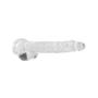 Gode avec Testicules Crystal Clear 20,3 cm