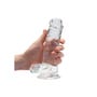 Gode avec Testicules Crystal Clear 20,3 cm