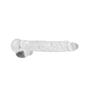 Gode avec Testicules Crystal Clear 22,9 cm