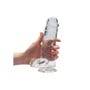 Gode avec Testicules Crystal Clear 22,9 cm