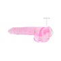 Gode avec Testicules Crystal Clear 22,9 cm