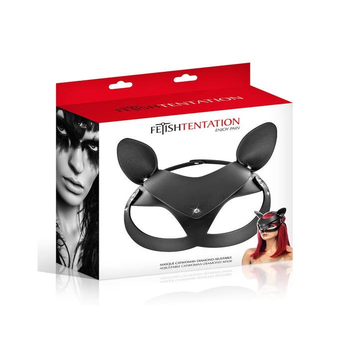 Masque Catwoman Diamond Fetish Tentation