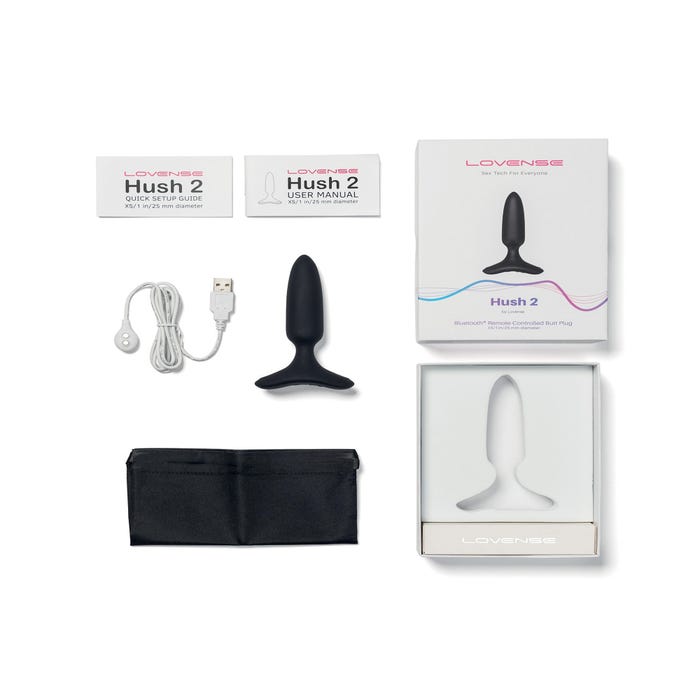 Plug Anal Vibrant Connecté Hush 2 XS