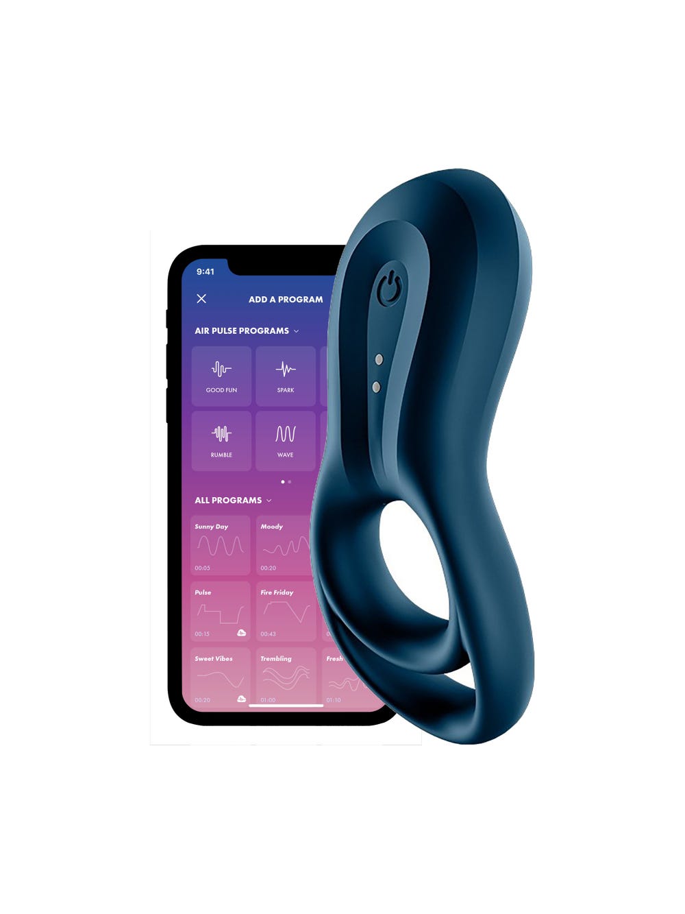 Anneau Vibrant Connecté Satisfyer Epic Duo main product photo