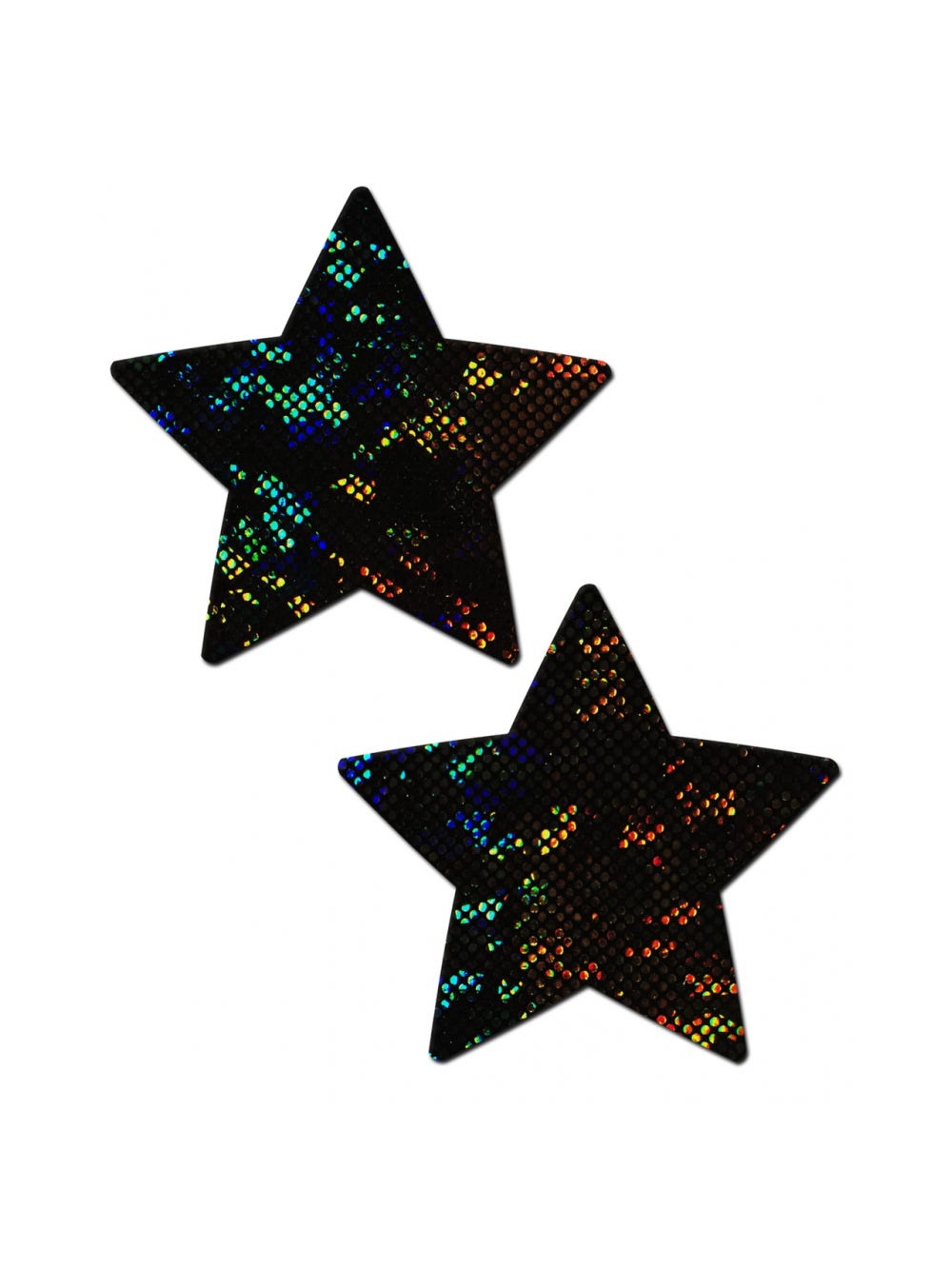 Cache-Tétons Etoile Disco Noirs main product photo