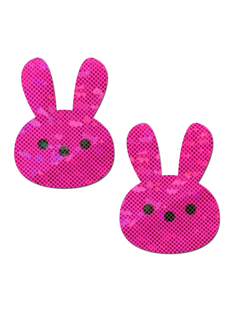 Cache-Tétons Lapin Glitter Rose