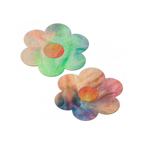 Cache-Tétons Fleur Tie & Dye