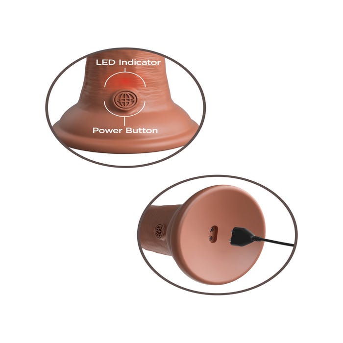 Vibromasseur Ventouse 15,2 cm King Cock Elite