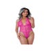 Body Dentelle Coeur Rose